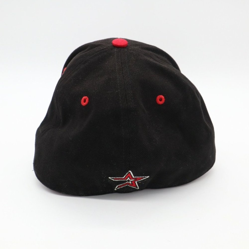 Vtg MLB Houston Astros Franchise Black Fitted Hat Cap by Twins Ent Size Large - Picture 4 of 8
